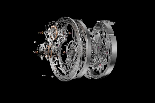 Roger Dubuis skelettiertes Manufakturwerk Roger Dubuis skelettiertes Manufakturwerk