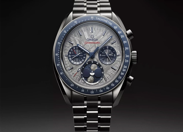 Omega präsentiert die Speedmaster Moonphase Meteorite