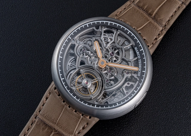 Kross Studio – MT1 Chronomètre Tourbillon 7 Jours, Titan-Uhr mit Tourbillon und skelettiertem Werk