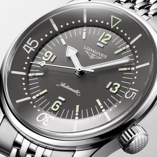 Longines Legend Diver mit grauem Zifferblatt