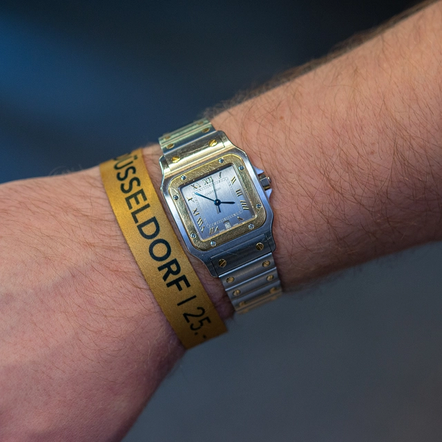 Cartier Santos Carree Two Tone