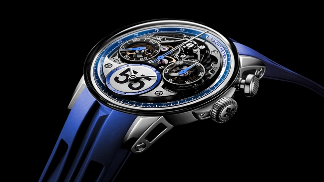 Louis Moinet – Time to Race Rush, Automatikchronograph mit Kautschukband