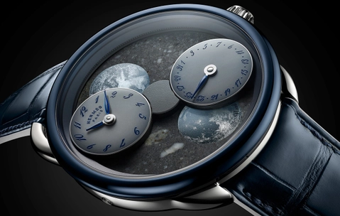 Hermès Arceau L’heure de la lune Blue Grey Moon