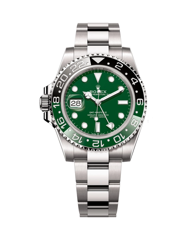 Rolex GMT-Master II in Weißgold 126729VTNR mit grünem Keramikzifferblatt Rolex GMT-Master II in Weißgold 126729VTNR mit grünem Keramikzifferblatt