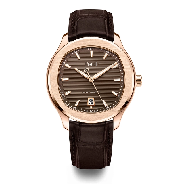 Piaget Polo Date in 42 mm Roségold „Swiss Chocolate“