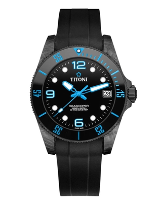 Titoni Seascoper 600 Carbon Tech