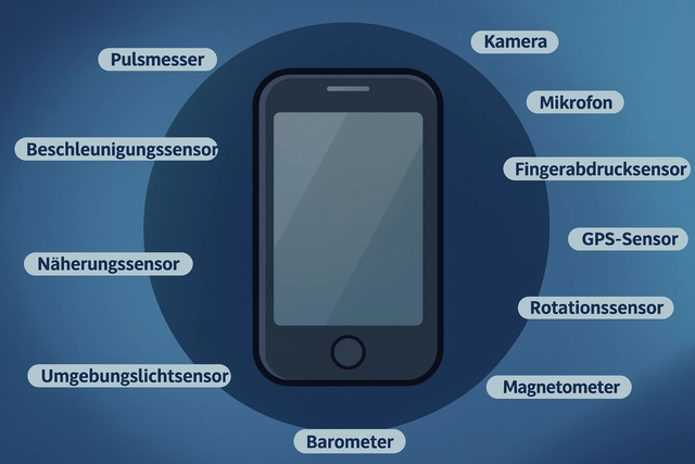 Mobile Devices enthalten heute eine Vielzahl von Sensoren (Bild 1) Mobile Devices enthalten heute eine Vielzahl von Sensoren (Bild 1)
