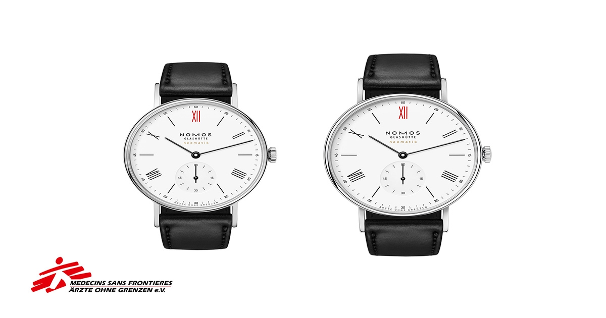 Nomos Glashuette Ludwig neomatik – Aerzte ohne Grenzen | WatchTime