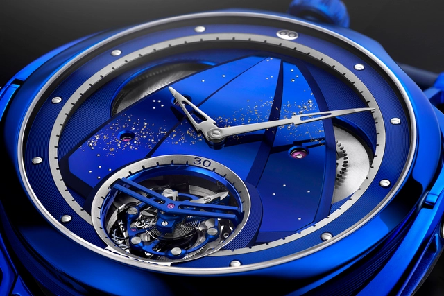 Detailansicht der De Bethune DB28XP Kind of Blue Tourbillon