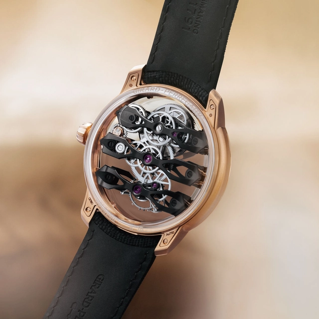 Girard-Perregaux Tourbillon with Three Flying Bridges Rückseite