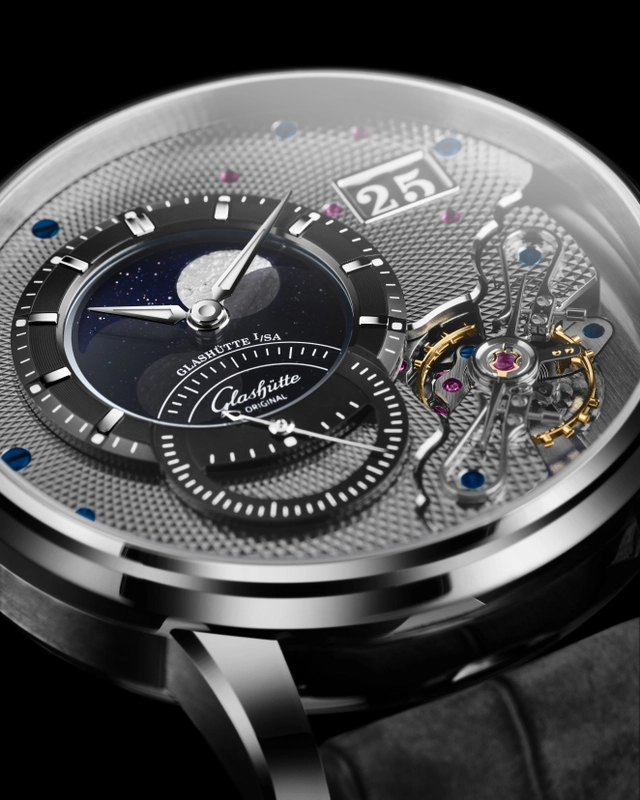Glashütte Original PanoLunarInverse, Schraubenunruh
