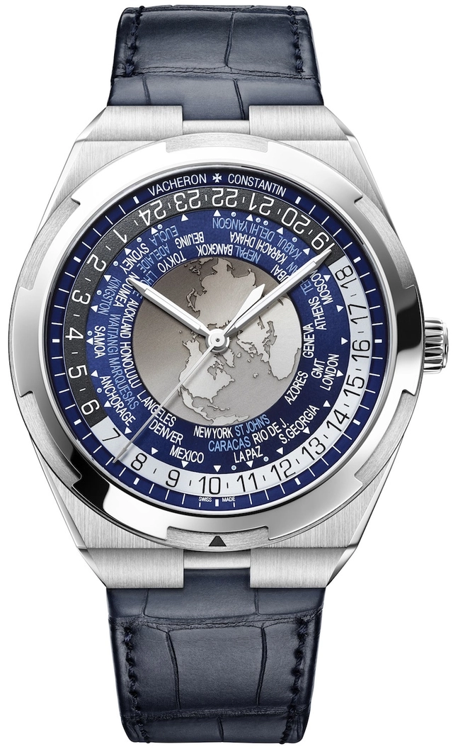 Vacheron Constantin: Overseas Weltzeituhr in Blau