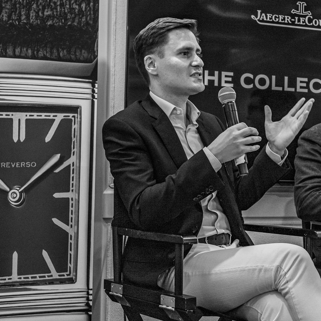 Matthieu Sauret, Director Product Marketing & Heritage bei Jaeger-LeCoultre, im Panel-Talk