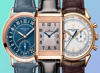 Uhrentrends 2024, drei Uhren, Patek Philippe, Jaeger-LeCoultre-VacheronConstantin