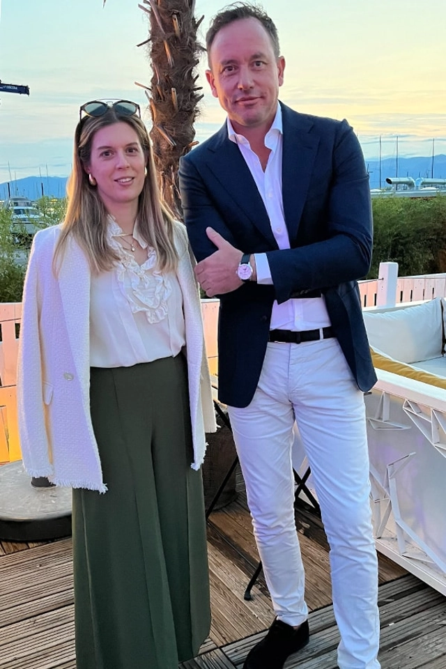 Head of Editorial Daniela Pusch, Niels Eggerding CEO Frederique Constant" width="427" height="640