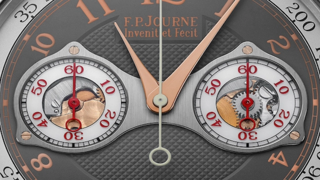 Detailansicht des Chronographe FB von F.P. Journe