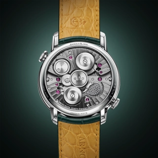 Arnold & Son Double Tourbillon White Gold, Bernstein-Edition, Rueckansicht