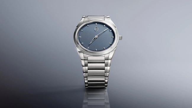 Parmigiani Tonda PF 36mm Automatik Stone Blue mit blauem Zifferblatt
