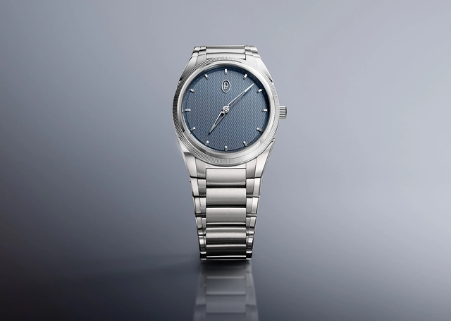 Parmigiani Tonda PF 36mm Automatik Stone Blue mit blauem Zifferblatt