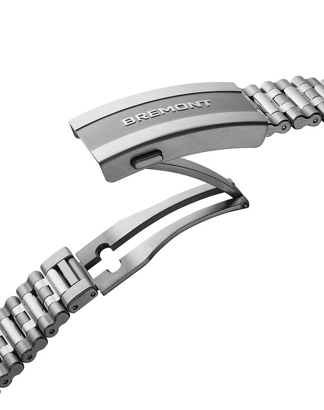 Bremont – Supermarine 500M Polar White, Taucheruhr mit Edelstahlband