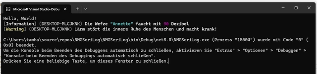 Nur die Lästigsten kommen in das Log ... (Bild 7) Nur die Lästigsten kommen in das Log ... (Bild 7)