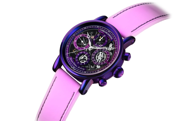 Chronoswiss Opus Purple Rain Uhr, Band 