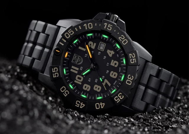 Luminox, taktische Uhr in Schwarz