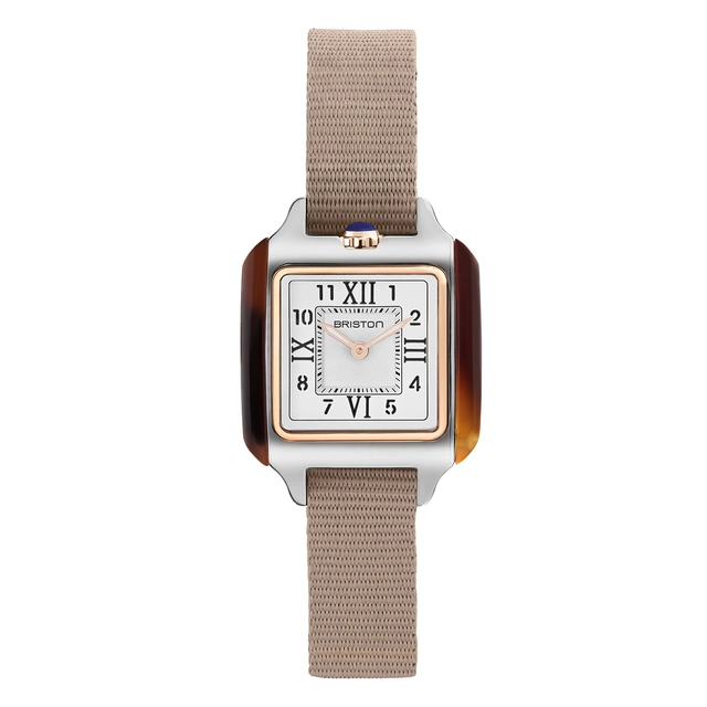 Briston-Streamliner-Kennedy-Small-Petite-Beige-Front.jpg Briston Streamliner Kennedy Small Quartz, Referenz 252025.PRA.T.2.NT