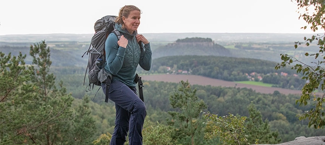 Wandern am Forststeig.