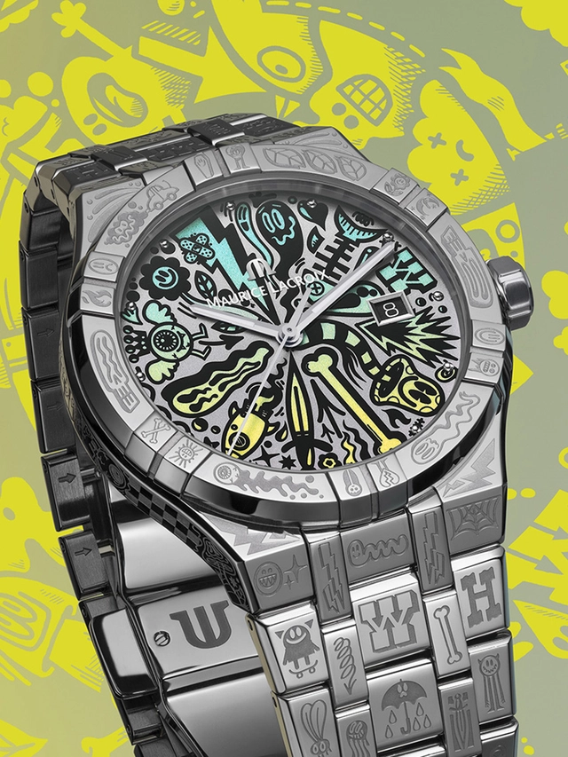 Maurice Lacroix Aikon Automatic Wotto Limited Edition, flache Zifferblattansicht