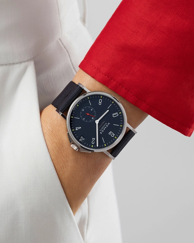 Nomos Glashütte Ahoi neomatik 38 Datum Atlantik