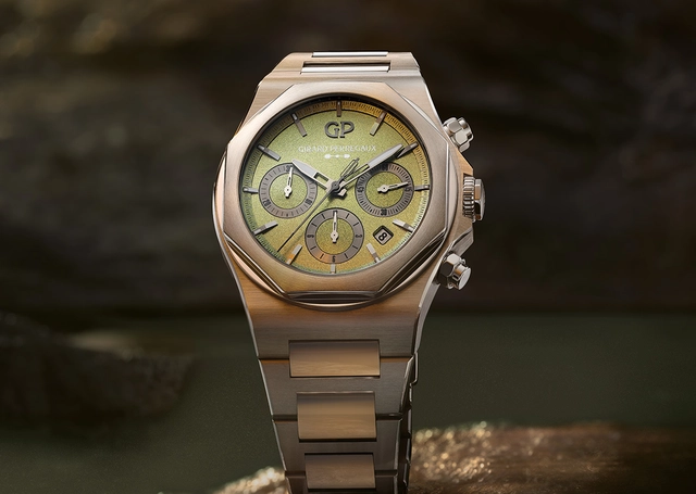 Girard-Perregaux Laureato Chronograph Aston Martin mit grünem Zifferblatt