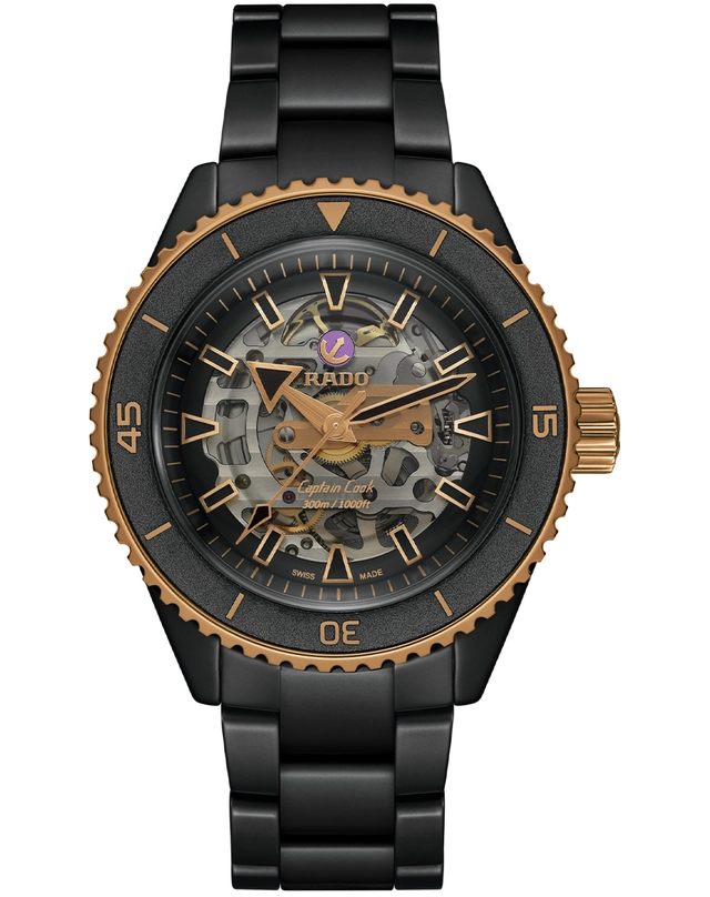 Rado – Captain Cook High-Tech Ceramic Skeleton