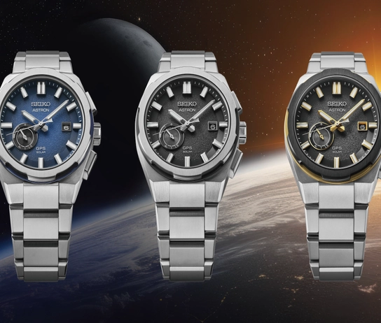 Drei Seiko Astron GPS Solar Modelle