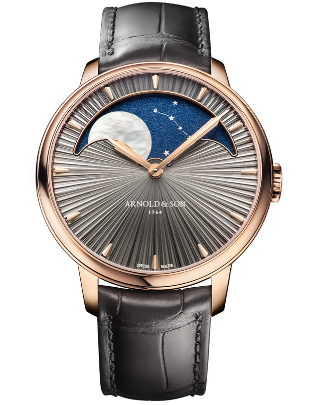 Arnold & Son – Perpetual Moon 41,5 Cliff Grey Edition Arnold & Son – Perpetual Moon 41,5 Cliff Grey Edition, Uhr mit Mondphase aus Gold