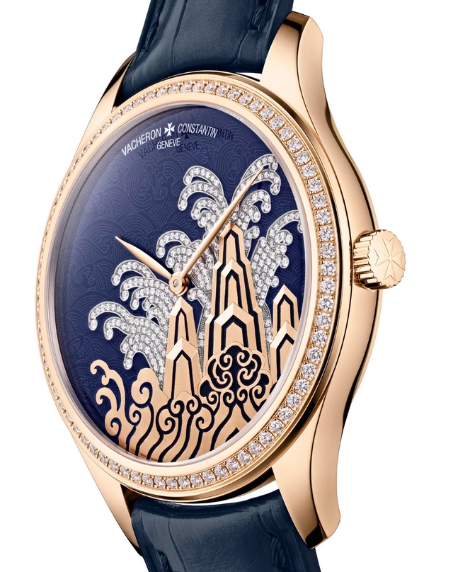 Vacheron Constantin Métiers d'art Tribute to Traditional Symbols Motiv Mondschimmer in Roségold