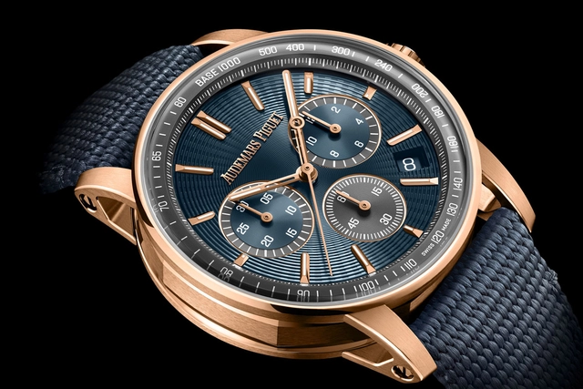 Audemars Piguet: Code 11.59 by Audemars Piguet, Chronograph in Blau