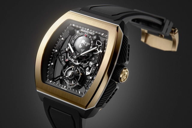 Bianchet Flying Tourbillon Sport GMT Hybrid Gold