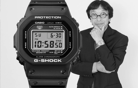 G-Shock Erfinder Kikuo Ibe und die G-Shock Origin DW-5000 Serie DW-5000R-1A