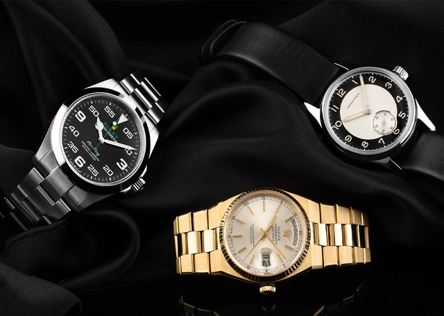 Auswahl an neuen und zertifizierten gebrauchten Luxusuhren renommierter Marken