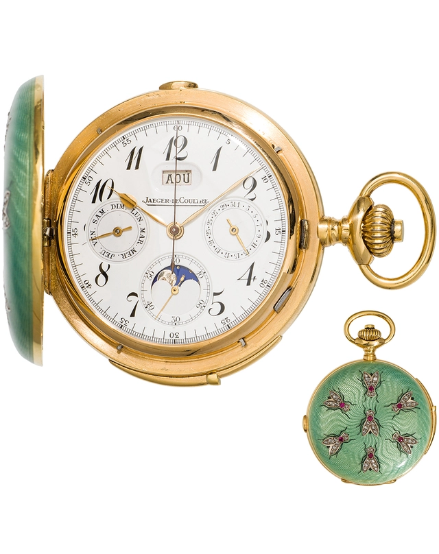 WatchTime-ImKinsky-JLC-Adv2.jpg Jaeger-LeCoultre - Taschenuhr mit Minutenrepetition, Chronograph und Datum