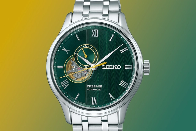 Seiko Presage Japanese Garden Modelle SSA463J1 in Moosgrün Seiko Presage Japanese Garden Modelle SSA463J1 in Moosgrün