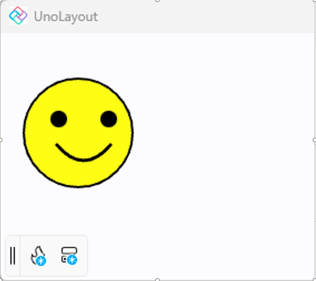 Absolute Positionierung mithilfe des Canvas-Controls (Bild 3)