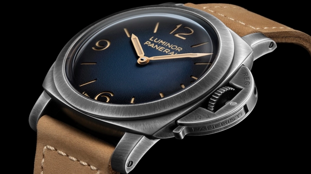 Zifferblatt der Panerai Luminor Venticinque PAM02025