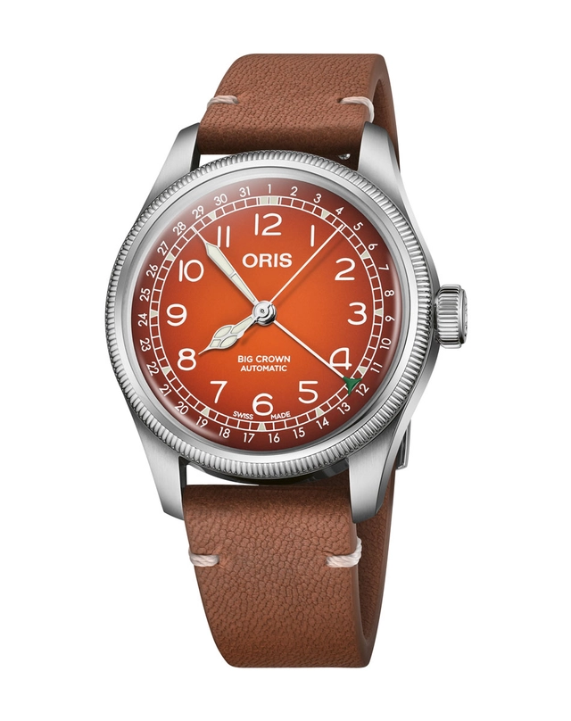 Oris x Cervo Volante Big Crown Automatic orange Soldat