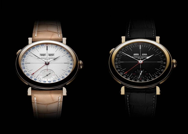 Laurent Ferrier Galet Annual Calendar School Piece in opalin und schwarz