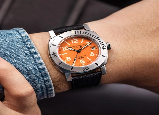 Nivada Grenchen: Depthmaster Orange Limited Edition N.O.S.