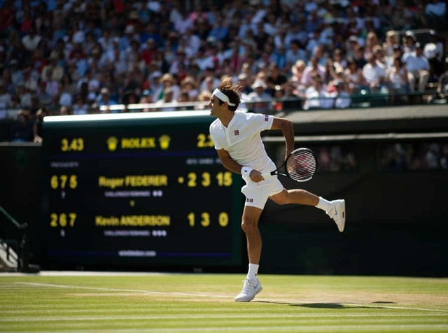 Rolex-Testimonial Roger Federer in Wimbledon, 2018