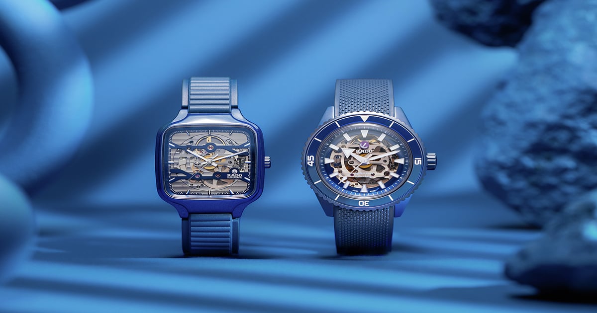Rado Highlights: True Square und Captain Cook in schimmerndem Blau ...