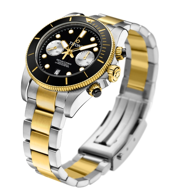 Titoni Seascoper 300 Bi-Compax Chronograph Bicolor